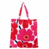 マリメッコ marimekko トートバッグ 067572 001 ホワイト/レッド PIENI UNIKKO BAG