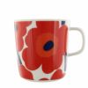 マリメッコ marimekko マグカップ ウニッコ レッド 067719 001 WHITE/RED