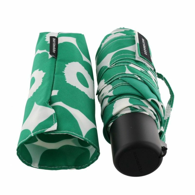新品 marimekko 折り畳み傘 ウニッコ グリーン×オフホワイト marimekko - 新品 marimekko 折り畳み傘 ウニッコ グリーン×オフ