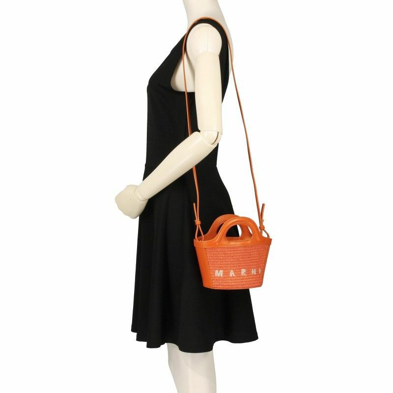 マルニ MARNI かごバッグ ハンドバッグ レディース オレンジ BMMP0067Q0 P3860 00R17 CARROT