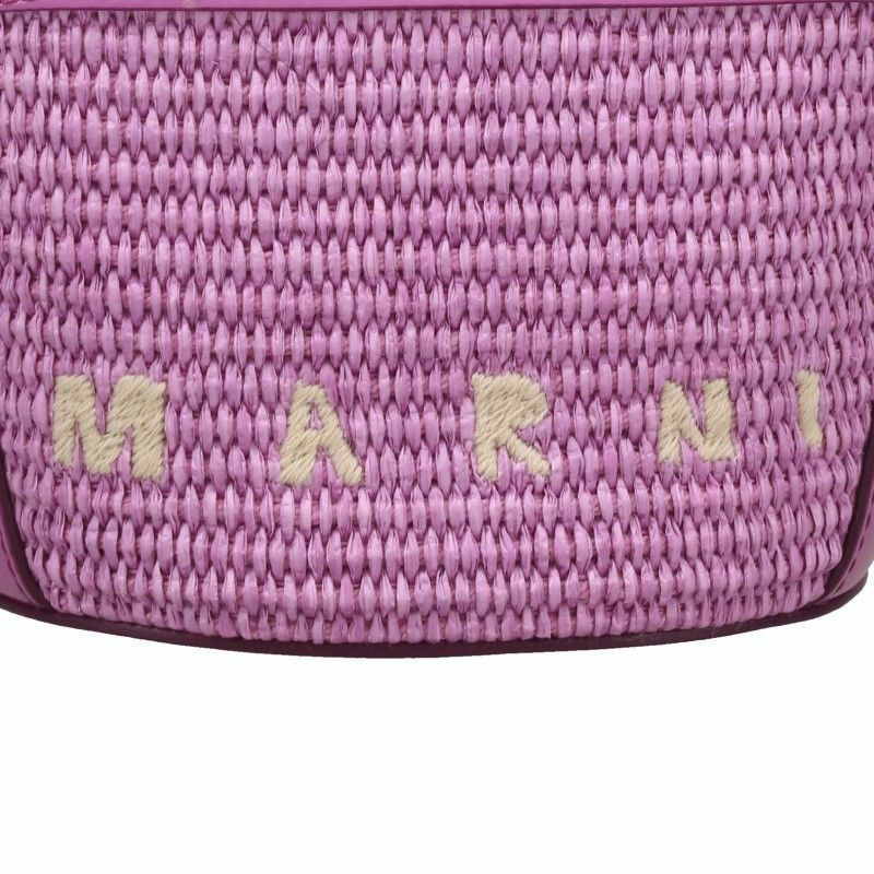 マルニ MARNI かごバッグ ハンドバッグ レディース ピンク BMMP0067Q0 P3860 00C04