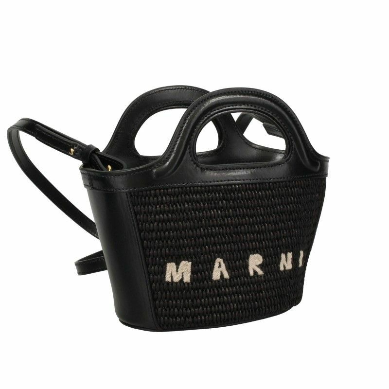 マルニ MARNI かごバッグ ハンドバッグ レディース ブラック