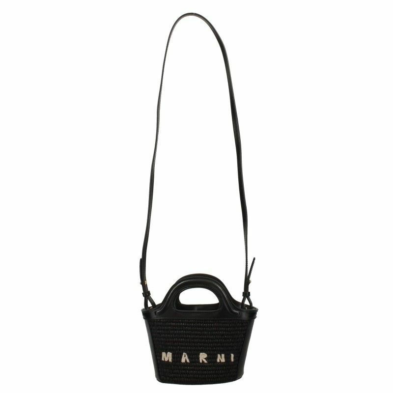 マルニ MARNI かごバッグ ハンドバッグ レディース ブラック BMMP0067Q0 P3860 00N99 BLACK