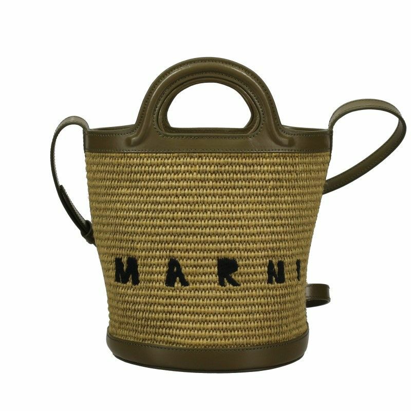 マルニ MARNI かごバッグ レディース トロピカリア グリーン