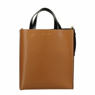 マルニ MARNI トートバッグ レディース ブラウン SHMPV01TY0 LV639 Z2P69 POMPEII BLACK