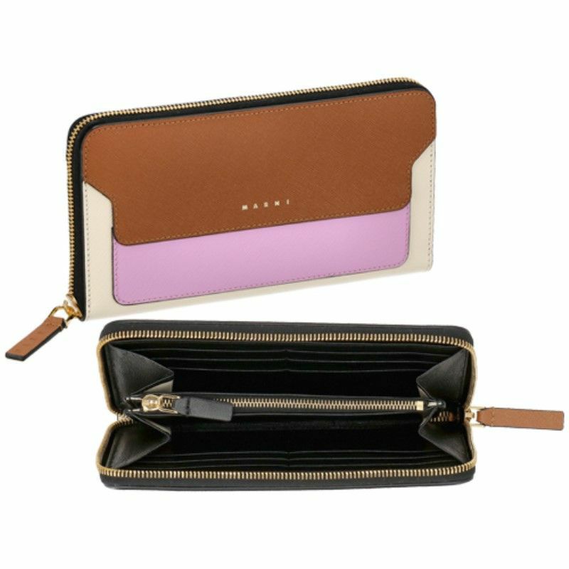 国内即発 MARNI PFMOE11U09 LV520 Z563N ラウンド長財布 マルニ MARNI マルニ MARNI PFMOE11U09 LV520 長財布 レディース