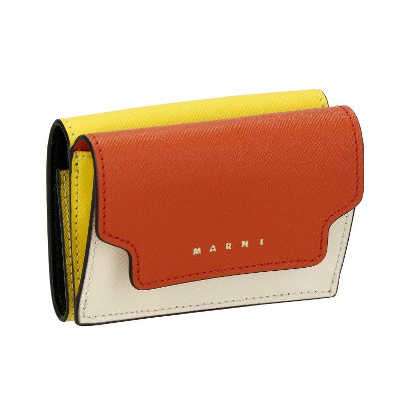 マルニ MARNI 三つ折り財布 ミニ財布 折り財布 レディース マルチ 