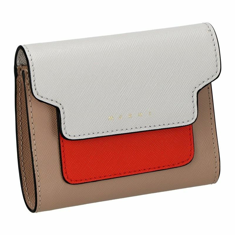 マルニ MARNI 三つ折り財布 レディース TRI FOLD WALLET PFMO0052U8 LV520 Z607M