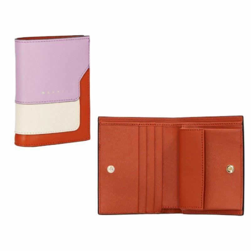 マルニ MARNI 二つ折り財布 ミニ財布 折財布 レディース マルチ PFMOQ14U13 LV520 Z620M