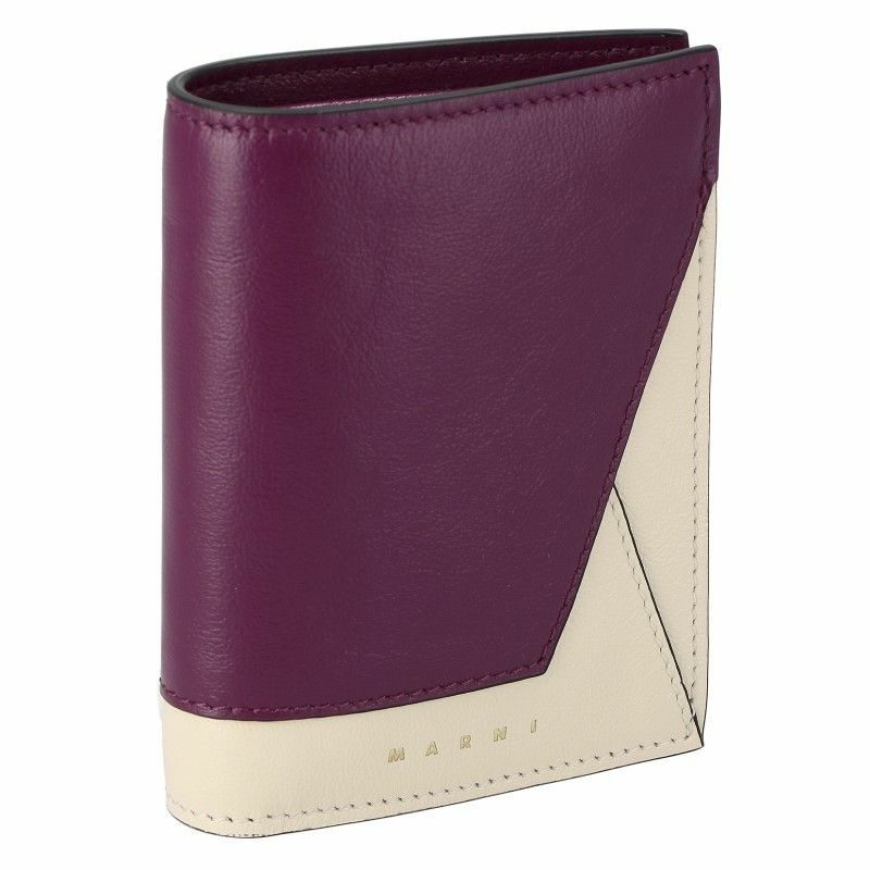 マルニ MARNI 二つ折り財布 レディース PFMO0055U2 P2644 ZO220 PLUM 
