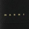 マルニ MARNI 二つ折り財布 レディース ブラック PFMOQ14U07 LV520 Z360N BLACK