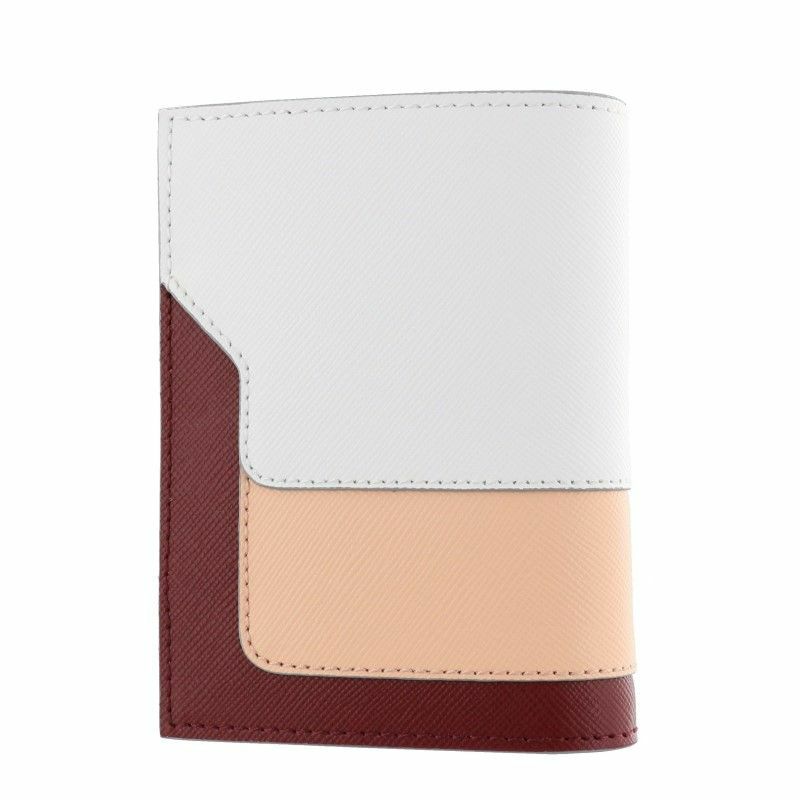 マルニ MARNI 二つ折り財布 レディース ホワイト PFMOQ14U13 LV520 Z539G