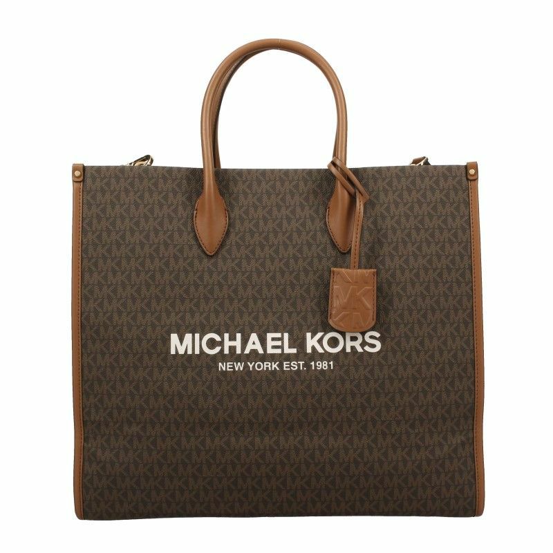 MICHAEL KORS ブラウンビジネスバッグ マイケルコース MICHAEL KORS トートバッグ レディース ブラウン
