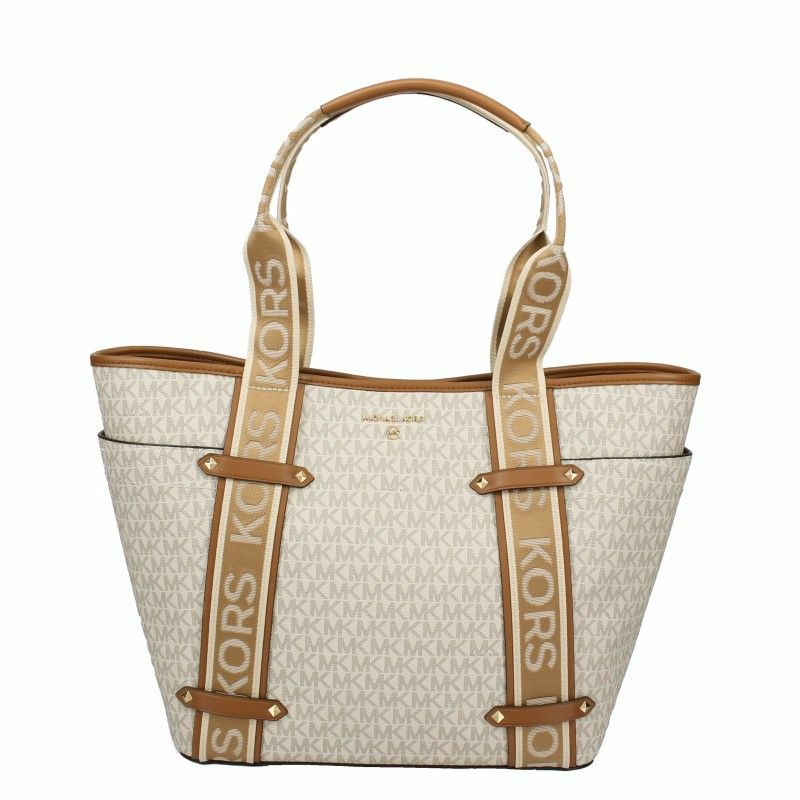 マイケルコース MICHAEL KORS トートバッグ レディース ホワイト 30T2G5VT3B 149 VANILLA/ACORN