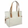 マイケルコース MICHAEL KORS トートバッグ レディース ホワイト 30T8GV6T4B VANILLA