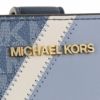 マイケルコース MICHAEL KORS  二つ折り財布 レディース JET SET TRAVEL ブルー 35R3GTVF6V NAVY MLT