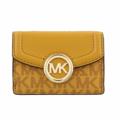 マイケルコース MICHAEL KORS 三つ折り財布 レディース イエロー