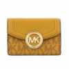 マイケルコース MICHAEL KORS 三つ折り財布 レディース イエロー 35T0GFTP0B MARIGOLD MULTI