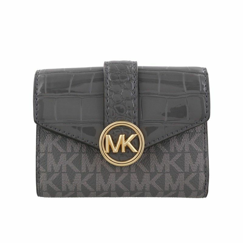 マイケルコース MICHAEL KORS 三つ折り財布 レディース グレー 35F2GNMF6B HTHR CRY MLT