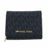 マイケルコース MICHAEL KORS 三つ折り財布 レディース ネイビー 35H9GTVZ5B ADMIRAL