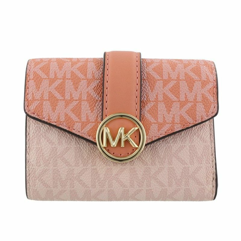 マイケルコース MICHAEL KORS 三つ折り財布 レディース ピンク 35S2GNMF6V SHERBERT MLT