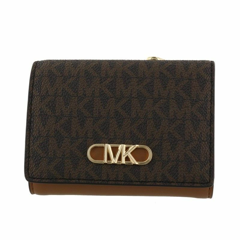 マイケルコース MICHAEL KORS 三つ折り財布 レディース ブラウン 34F2G7PD8B 252 BROWN ACORN 【newit0】  | GINZA LoveLove（ラブラブ）