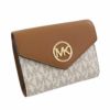 マイケルコース MICHAEL KORS 三つ折り財布 レディース ブラウン 34S1GNME6B 149 VANILLA/ACRN