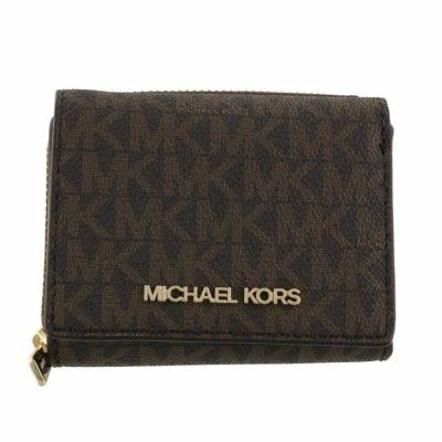 マイケルコース MICHAEL KORS 三つ折り財布 レディース ブラウン