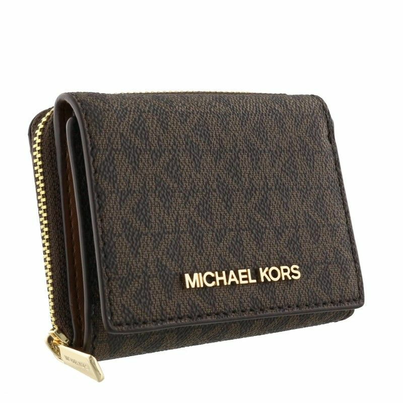 マイケルコース MICHAEL KORS 三つ折り財布 レディース ブラウン