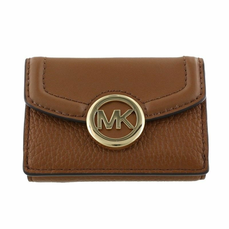 【新品】マイケルコース MICHAEL KORS 三つ折り財布 ブラウン
