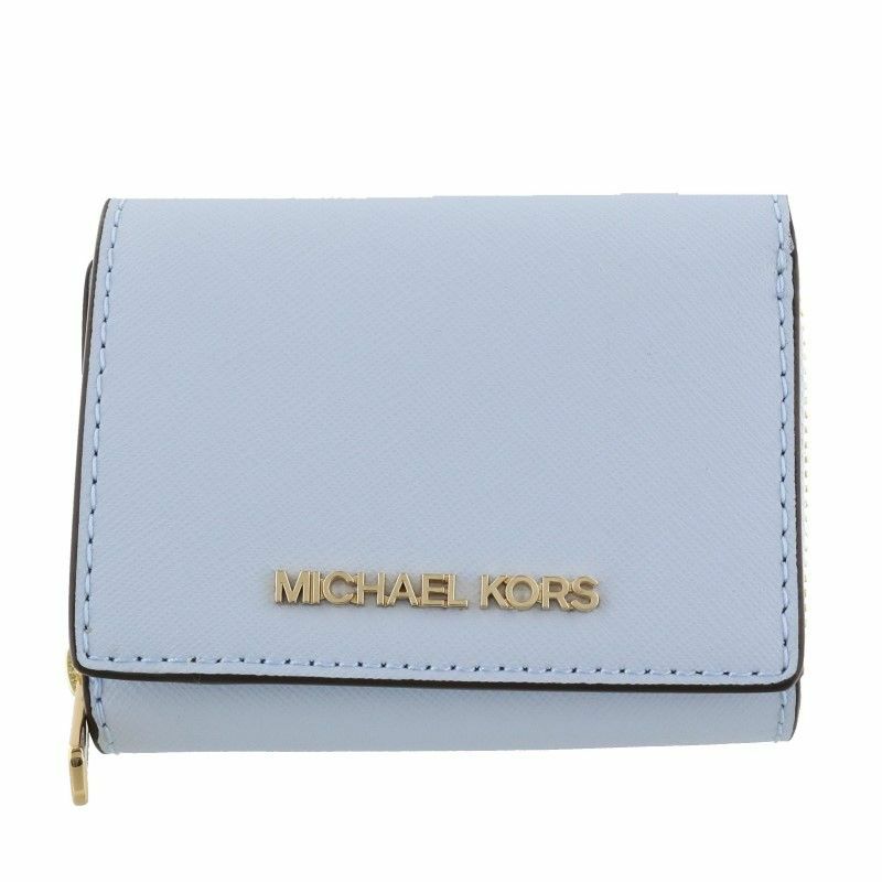 マイケルコース MICHAEL KORS 三つ折り財布 レディース ブルー 35H9GTVZ5L PALE OCEAN