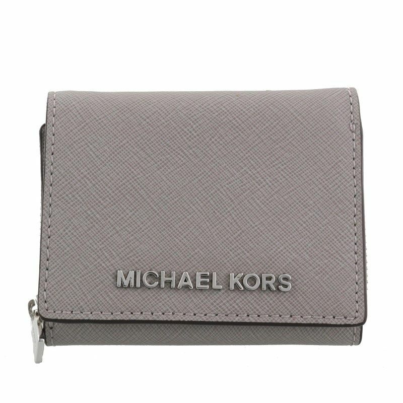 マイケルコース MICHAEL KORS 三つ折り財布 レディース ホワイト 35H9STVZ5L PEARL GREY