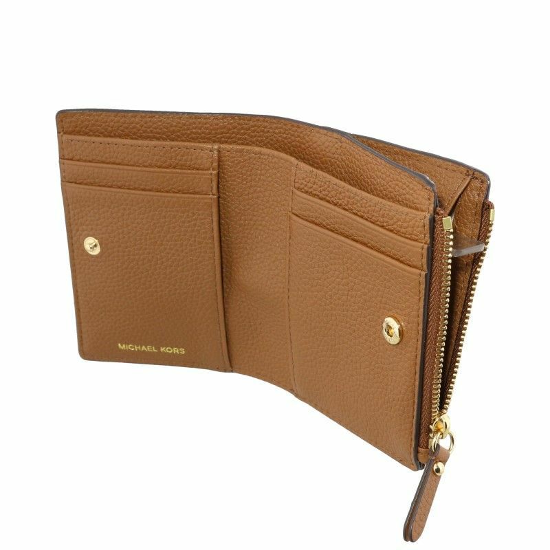 マイケルコース MICHAEL KORS 二つ折り財布 レディース JET SET ブラウン 34F9GJ6F2L 230 LUGGAGE