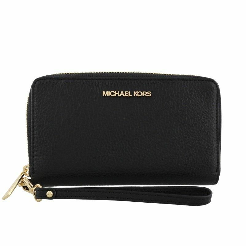 マイケルコース MICHAEL KORS 二つ折り財布 レディース ジェット セット トラベル 35S9GTVE7L BLACK