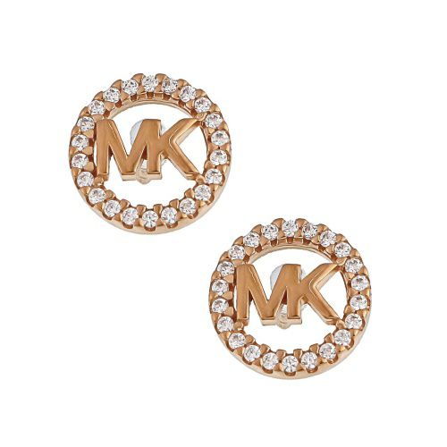 マイケルコース MICHAEL KORS ピアス レディース MKロゴ パヴェ ピンクゴールド MKC1247