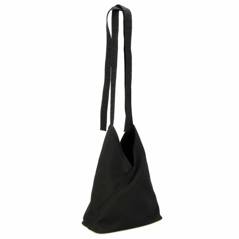 ショルダーバッグ・ポシェット MAISON MARGIELA Men Shoulder bag Black SB2WD0076P4348 T8013 NWT $940 Maison Margiela Men's Black Canvas Leather Shoulder