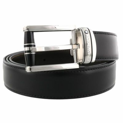 MONTBLANC モンブラン ベルト メンズ ブラック ブラウン 114386 BLACK