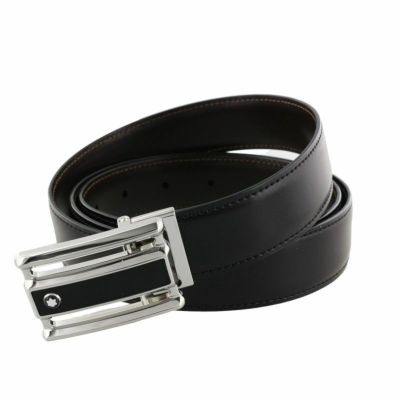 MONTBLANC モンブラン ベルト メンズ ブラック ブラウン 114386 BLACK