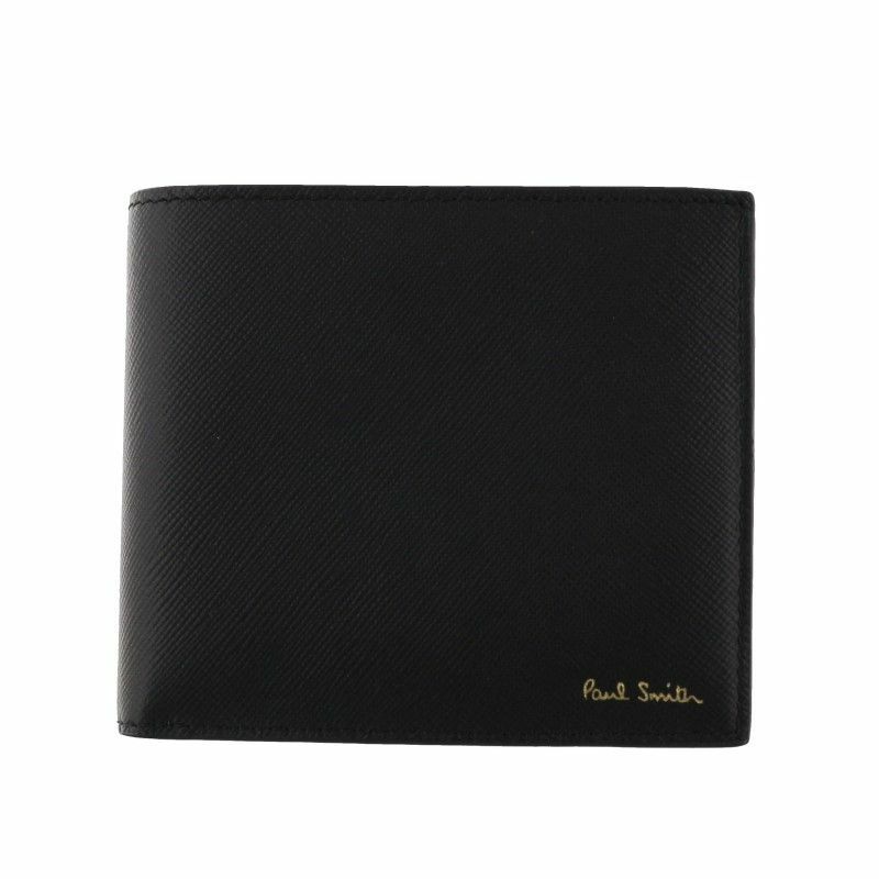 Paul Smith ポールスミス 二つ折り財布 折財布 メンズ ブラック M1A4833 KMINTI 79 BLACK