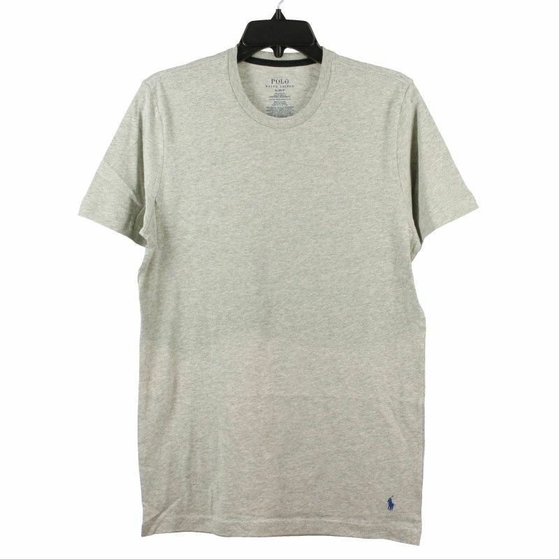 POLO RALPH LAUREN ポロ ラルフローレン クルーネック Tシャツ メンズ Lサイズ グレー P351RL GY HANES