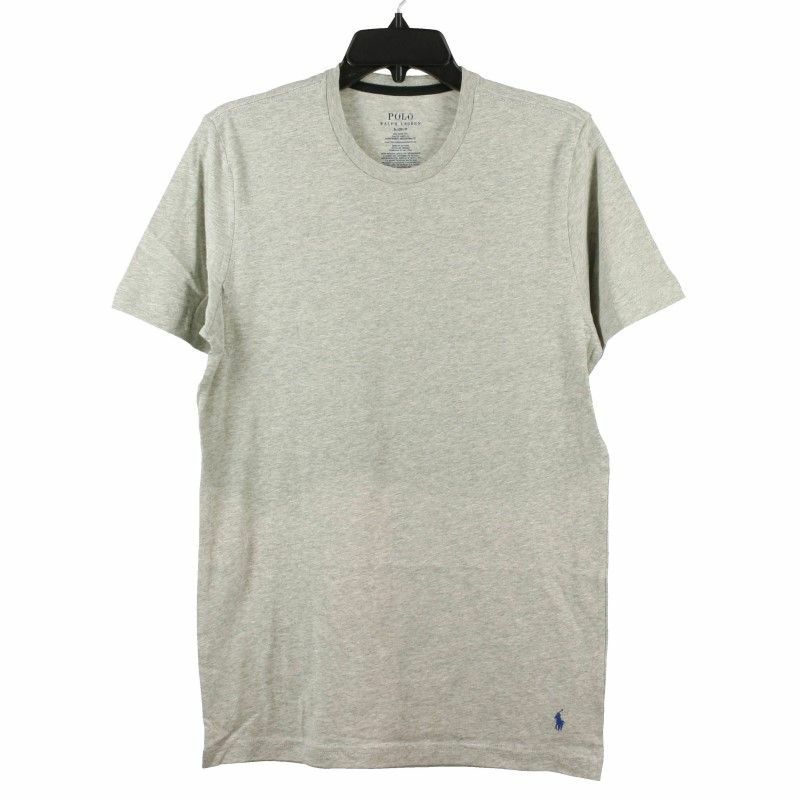 POLO RALPH LAUREN ポロ ラルフローレン クルーネック Tシャツ メンズ Sサイズ グレー P351RL GY HANES