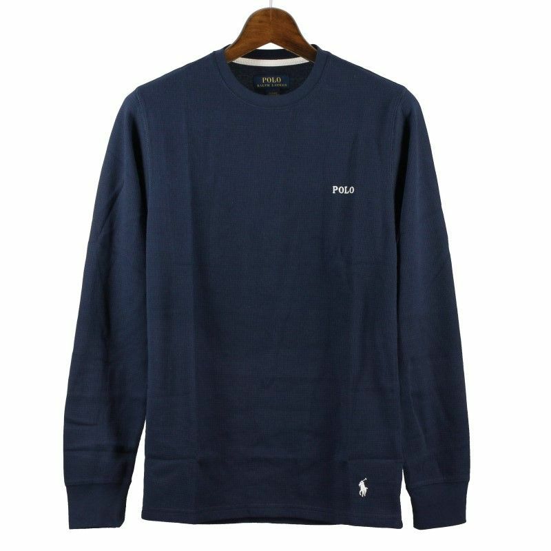 POLO RALPH LAUREN ポロ ラルフローレン 長袖Tシャツ メンズ Lサイズ ネイビー PWLC2F 9VD NAVY