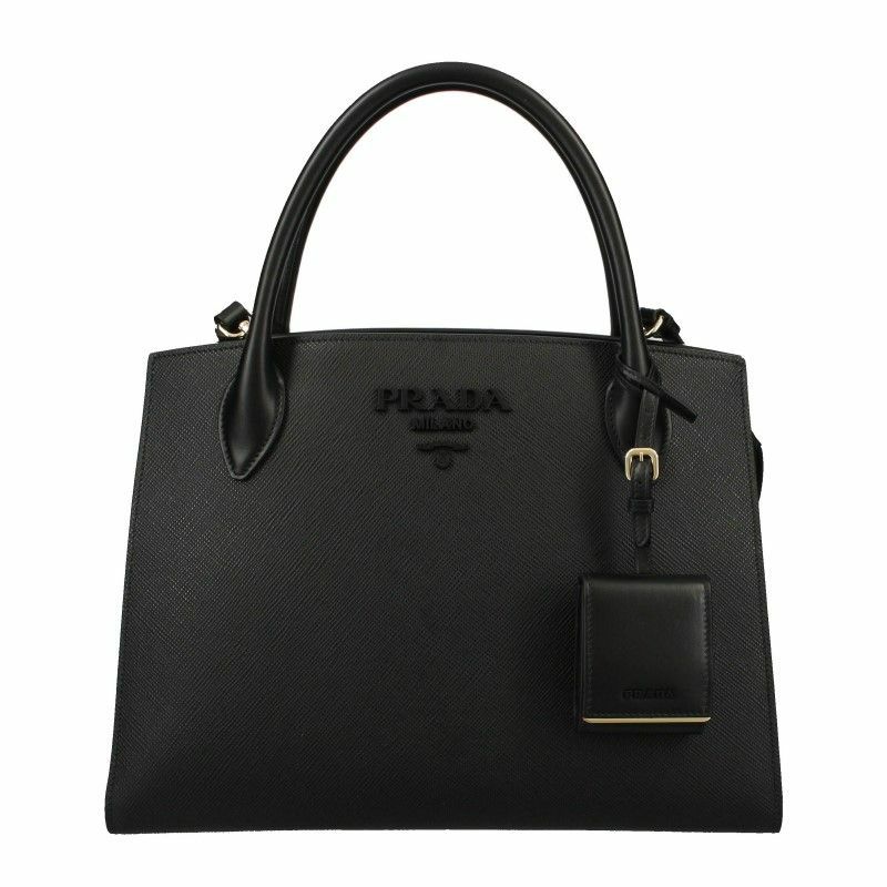 PRADA プラダ ハンドバッグ レディース ブラック 1BA155 V 3OO 2ERX F0002 NERO