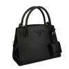 PRADA プラダ ハンドバッグ レディース ブラック 1BA156 V 3OO 2ERX F0002 NERO