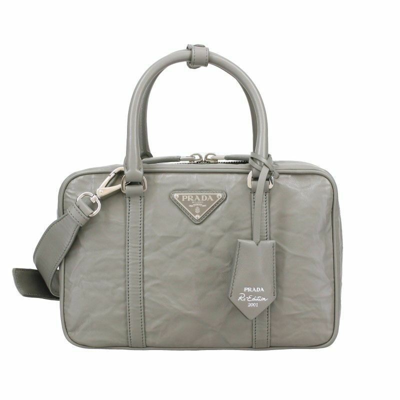 プラダ PRADA ハンドバッグ ショルダー レディース グレー 1BB092 V T2O UVL F0480 ARDESIA