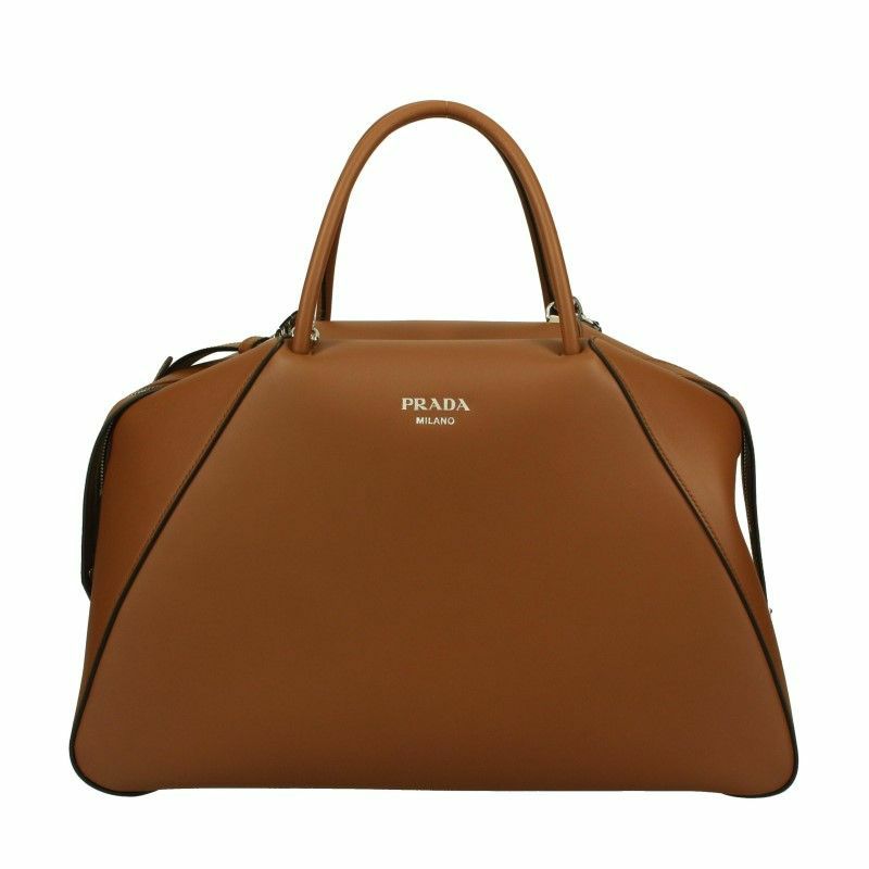 プラダ PRADA ハンドバッグ レディース SOFTY ブラウン 1BA364 V OOO 