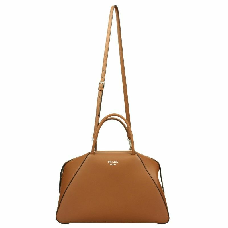 プラダ PRADA ハンドバッグ レディース SOFTY ブラウン 1BA364 V OOO 2DDJ F0046 COGNAC