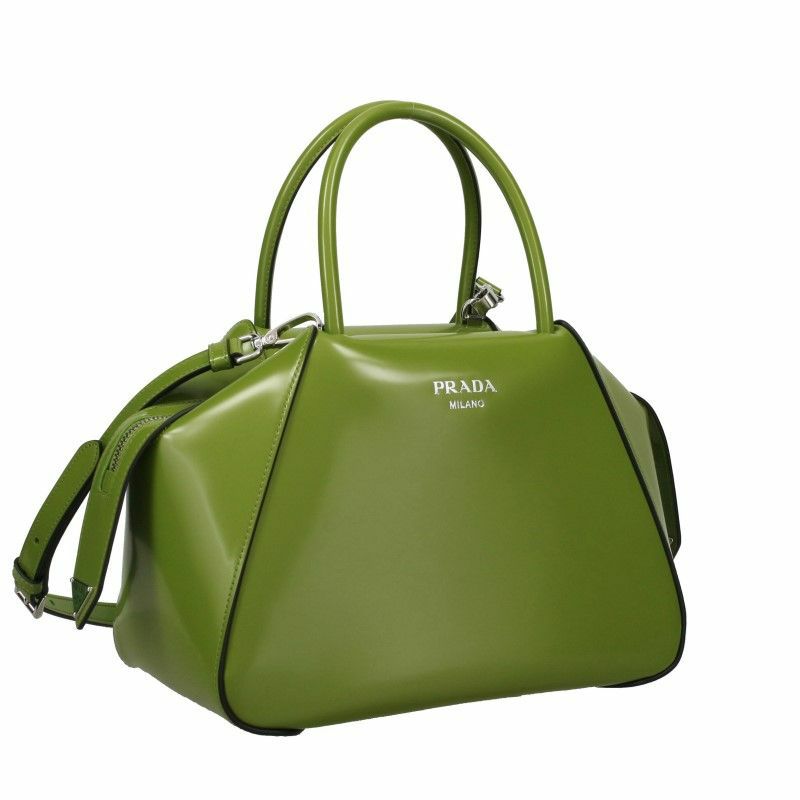 プラダ PRADA ハンドバッグ レディース SPAZZOLATO グリーン 1BA366 OOO ZO6 F0ZCM FELCE N