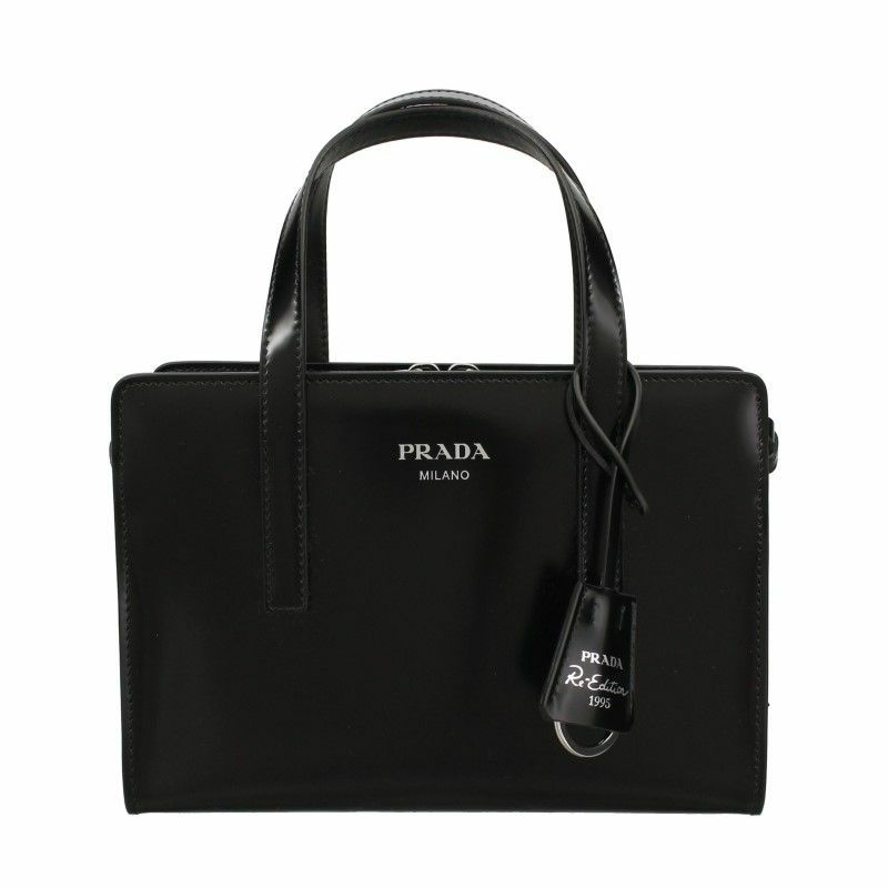 プラダ PRADA ハンドバッグ レディース SPAZZOLATO ブラック 1BA357 V OOO ZO6 F0002 NERO