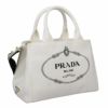 PRADA プラダ トートバッグ レディース カナパ 1BG439 V ROO ZKI F0964 BIANCO+NERO